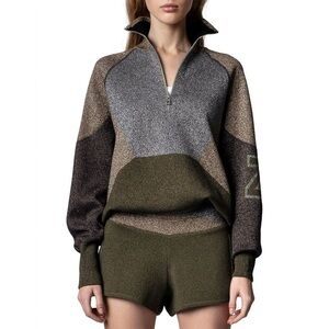Zadig & Voltaire womens Ross Lurex Sweater, Sold Out, Size: S, NWT